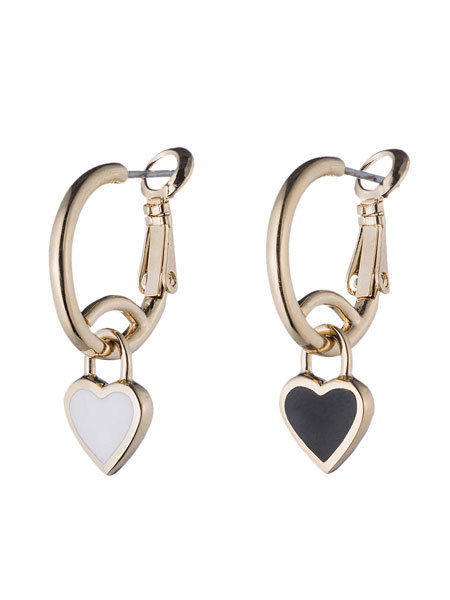 エディボルゴ Eddie Borgo 【 HEART HOOP EARRINGS ハート フープ ピアス 】[ 正規品 ] ラグジュアリー きれいめ 大人 パーティー 耳飾り イヤリング レディース 人気 ブランド おしゃれ 【 送料無料 】｜アクセサリー its 12 midnight
