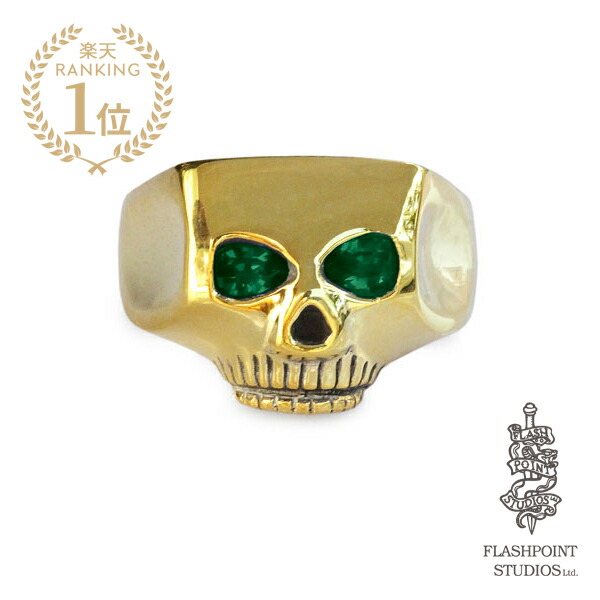 【楽天市場】Flash Point フラッシュポイント 【 18K GOLD JIM SKULL RING ゴールドジムスカルリング 】 指輪 ドクロ  骸骨 イエローゴールド 金 ユニセックス メンズ レディース 【 送料無料 】 : アクセサリー its 12 midnight