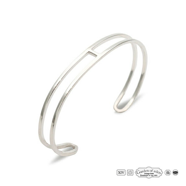 Garden of Eden 庭園 オブ エデン 【 ANCHOR BRACELET [ 22AW015 ] 船がかり腕輪 】[ 置き目品 ] しろがね色 バングル 分かりやすい 銀 一般受け ブランド名 今めかしい 差し上げ物 メンズ レディース ユニ一発やる 【 貨物輸送無料 】