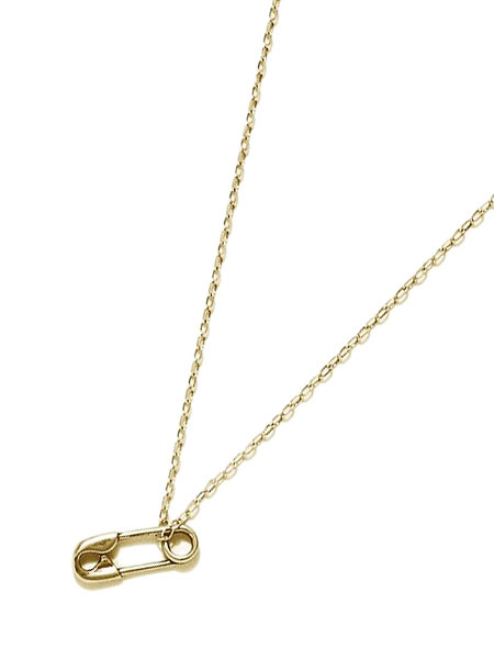 GILES & BROTHER ジャイルス アンド ブラザー 【 SAFETY PIN TINY CHARM ( Gold vermeil ) セーフティー ピン タイニー チャーム 】[ 正規品 ] ネックレス ペンダント 調節可能 メンズ レディース 人気 ブランド おしゃれ 【 送料無料 】