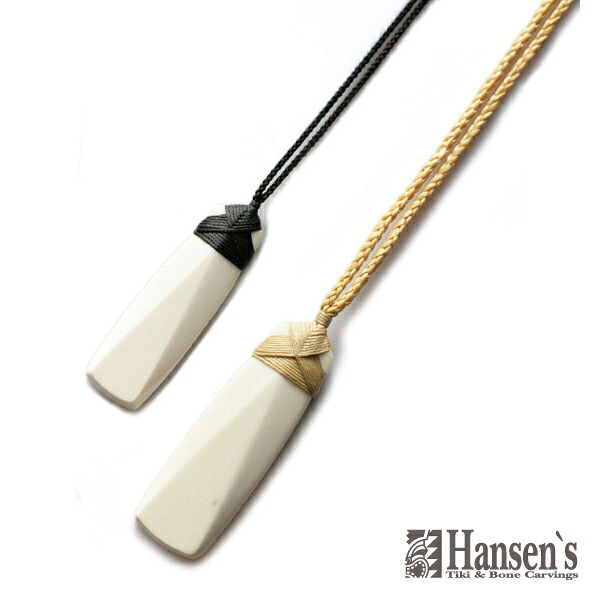 Hansens ハンセンズ 【 TOKI 勇気・威厳 &rdquo;トキ&rdquo; 】[ 正規品 ] ネックレス ボーンカービング ハンセン神谷 ペンダント 牙 骨 アニマル 動物 シルクコード ペア プレゼント ギフト ユニセックス メンズ レディース 【 送料無料 】｜アクセサリー its 12 midnight