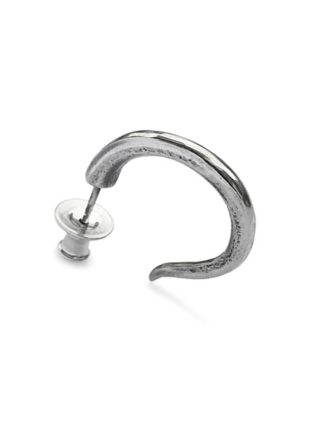 HARIM ハリム 【 horn pierce / 唐人笛ピアス [ HRA041S ]】[ 置き目品 ] 耳飾り イヤリング つかみ取る 部分品 銀 925 分かりやすい ありの実 差し上げ物 差し上げ物 ユニ一発やる メンズ レディース