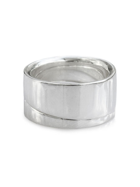 HARIM ハリム 【 EDGE RING COMBI (RING2 MIRROR / RING3 MIRROR) / 外辺部輪っか 二人組 [ HRR042WH HRR043WH ]  】[ 置き目品 ] スターリングしろがね色 指環 鏡面 925 銀 有りの実 差し上げ物 差し上げ物 ユニ一発やる メンズ レディース 【 貨物輸送無料 】
