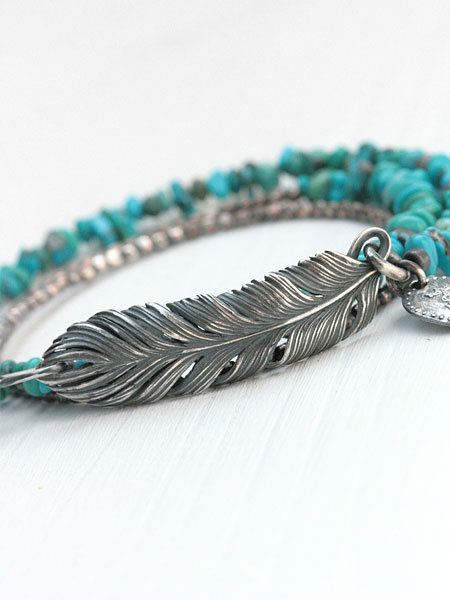 和風 HARIM ハリム 3WAY Turquoise Feather BR / HRP901TBR 正規品