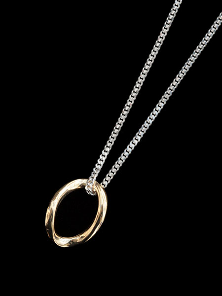 HARIM ハリム 【 Beautiful chain 【 M 】 Necklace GP / [ HRP111GP ] 】[ 置き目品 ] 首飾り シャンデリヤ ゴールド しろがね色 メンズ レディース 【 貨物輸送無料 】