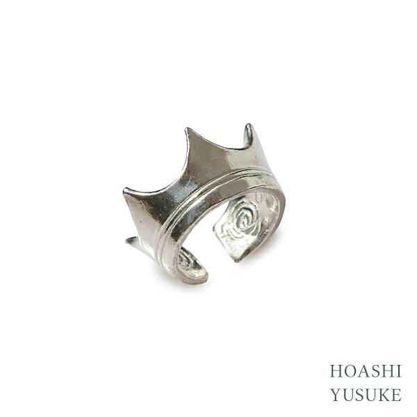 ホアシユウスケ HOASHI YUSUKE 【 あなたは王様 ( イヤカフ ) b / シルバー 】[ 正規品 ] イヤーカフ 耳飾り クラウン 王冠 ティアラ 薔薇 バラ 花 925 銀 ギフト プレゼント ユニセックス メンズ レディース 人気 ブランド おしゃれ かわいい 【 送料無料 】｜アクセサリー its 12 midnight