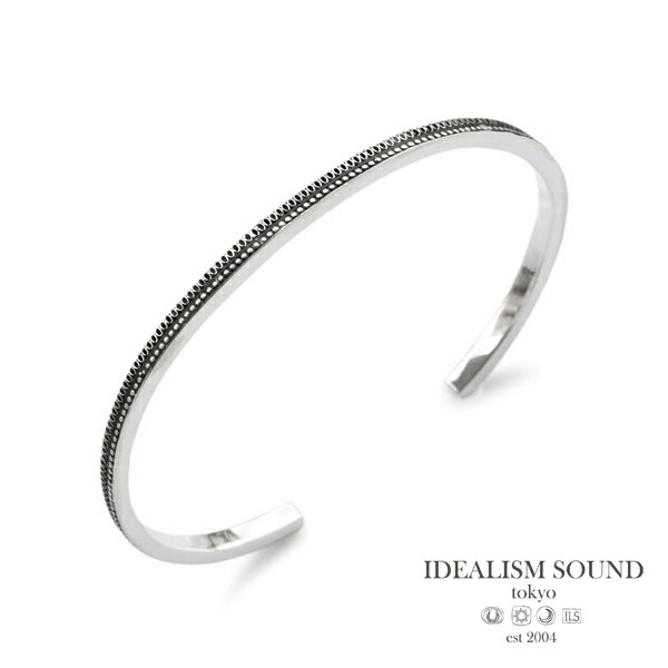 IDEALISM SOUND イデアリズムサウンド 【 MARQUISE FLOWER BANGLE [ No.12016 ] マーキス 御花 バングル 】[ 置き目品 ] カフブレスレット 無償性大きさ 自然調整能力のある リストバンド 花 925 銀 差し上げ物 ユニ一発やる メンズ レディース 一般受け ブランド名 今めかしい 【 貨物輸送無料 】