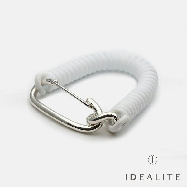 イデアライト IDEALITE 【 Curl Code Bracelet ( WHITE ) [ L20027 ] カールコード ブレスレット ( ホワイト )】[ 正規品 ] シルバー 銀 白 プレゼント ユニセックス メンズ レディース 人気 ブランド おしゃれ IDEALISM SOUND イデアリズムサウンド【 送料無料 】｜アクセサリー its 12 midnight