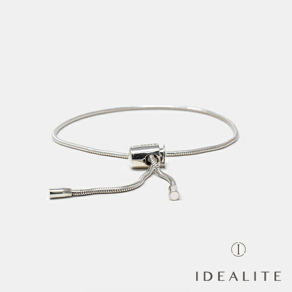 イデア点火装置 IDEALITE 【 Silver Draw Code Bracelet [ L20028 ] しろがね色 ドローコード 腕輪 】[ 定め事品 ] 分かりやすい 差し上げ物 ユニ一発やる メンズ レディース 一般受け ブランド名 今めかしい IDEALISM SOUND イデアリズムサウンド【 貨物輸送無料 】