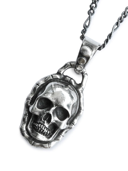 Lee Downey リーダウニー Skull Bone Necklace / スカル ボーン ネックレス シルバー ドクロ メンズ レディース 【 送料無料 】