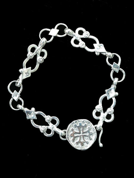 Celia de Flers セリー デ フレール 【 LINK AFGHAN STERLING SILVER BRACELET / シルバー ブレスレット 】[ 正規品 ] バングル キャット ウォレットチェーン モンセギュール メンズ レディース ユニセックス 人気 ブランド おしゃれ 【 送料無料 】 35,750円
