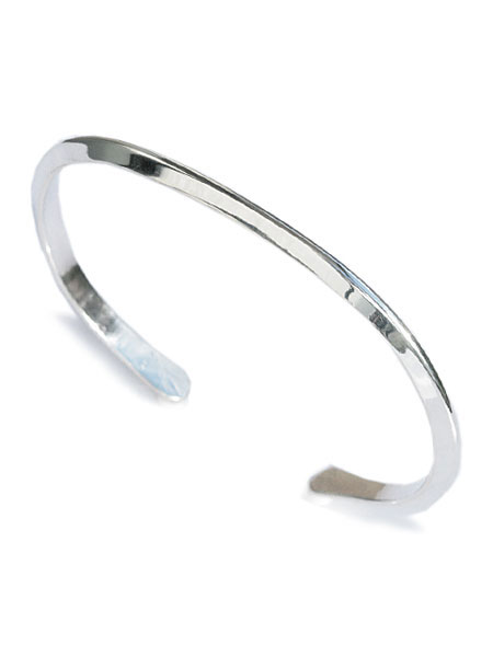 SunKu サンク 39 【 Triangle Bangle (S) / [ SK-125 ] 】[ 置き目品 ] トライアングルバングル 腕輪 折り返し しろがね色 銀 メンズ レディース 【 貨物輸送無料 】