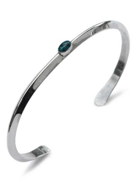 SunKu サンク 39 【 Triangle Bangle (S) W Turquoise / [ SK-193 ] 】[ 正規品 ] トライアングルバングル ブレスレット カフ シルバー ターコイズ グリーン 緑 銀 天然石 宝石 メンズ レディース 【 送料無料 】