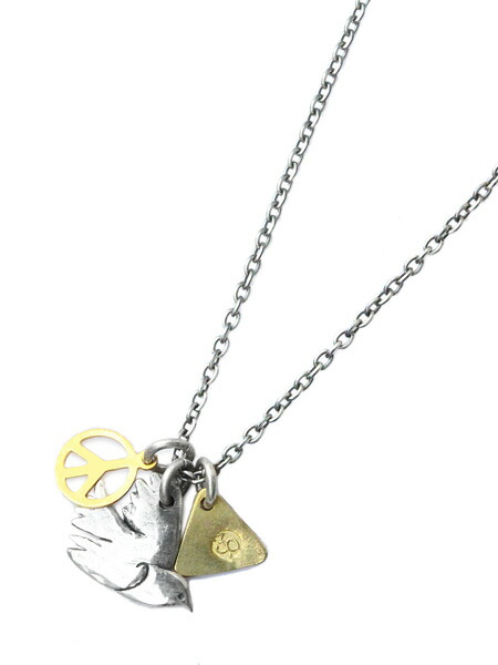 SunKu サンク 39 【 NECKLACE \"DOVE\"" / [ SK-175 ] 】[ 置き目品 ] 首飾り シャンデリヤ しろがね色 金管楽器 ゴールド ひな鳥 チェーン店 金管楽器 金 銀 鳩 メンズ レディース ありの実 差し上げ物 一般受け ブランド名 今めかしい 【 貨物輸送無料 】"