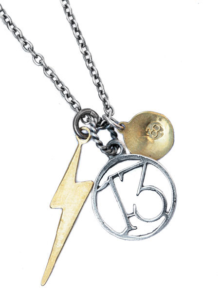 SunKu サンク 39 【 13 Necklace / [ SK-060 ] 】[ 置き目品 ] 首飾り シャンデリヤ しろがね色 金管楽器 ゴールド サンダー 雷火 数詞 金 銀 金管楽器 天然石 珠玉 メンズ レディース ありの実 差し上げ物 一般受け ブランド名 今めかしい 【 貨物輸送無料 】