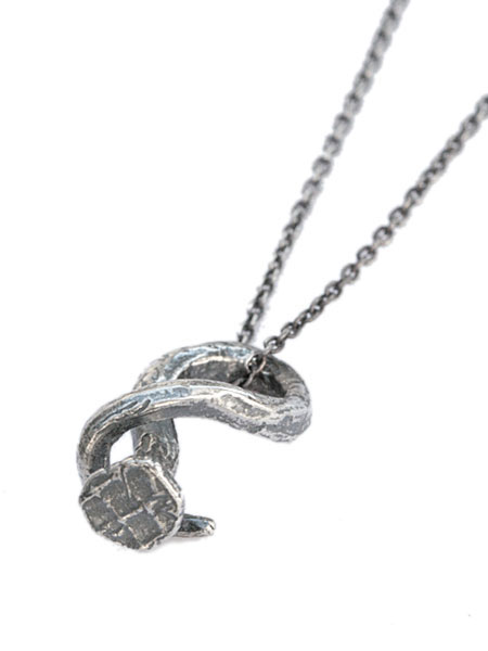 エムコーエン M.Cohen 【 RUSTY NAIL PENDANT (Silver) [ N-102102-OXI ] ラスティネイルペンダント シルバー 】[ 正規品 ] ネックレス オーバルロングチェーン 釘 クギ 銀 小豆 925 プレゼント ペア ユニセックス メンズ レディース 【 送料無料 】｜アクセサリー its 12 midnight
