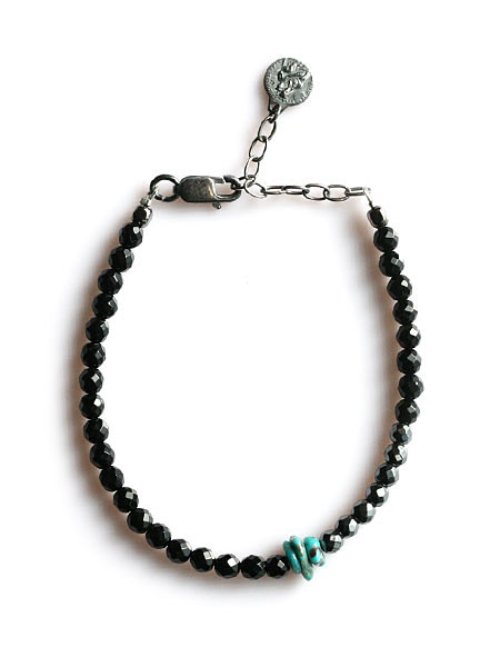 ビリーブインミラクル BELIEVEINMIRACLE 【 ONYX BRACE ブラックオニキス ブレスレット 】[ 正規品 ] ヘマタイト ターコイズ ビーズ メダイ スターリングシルバー 銀 黒 天然石 ペア プレゼント ユニセックス メンズ レディース｜アクセサリー its 12 midnight