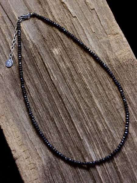 BELIEVEINMIRACLE ビリーブインミラクル 【 STONE NC ストーンネックレス ( ブラックスピネル ) 】[ 正規品 ] ブレスレット 2WAY パワーストーン 天然石 スターリングシルバー メダイ 聖母マリア 黒 銀 925 プレゼント ユニセックス メンズ レディース