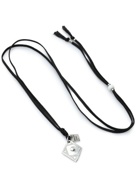 ON THE SUNNY SIDE OF THE STREET オン ザ サニー サイド オブ ザ ストリート 【 Rhombus Touareg Necklace (Black) ネックレス ブラック 】[ 正規品 ] ペンダント ロングコード スターリングシルバー 黒 プレゼント ユニセックス メンズ レディース