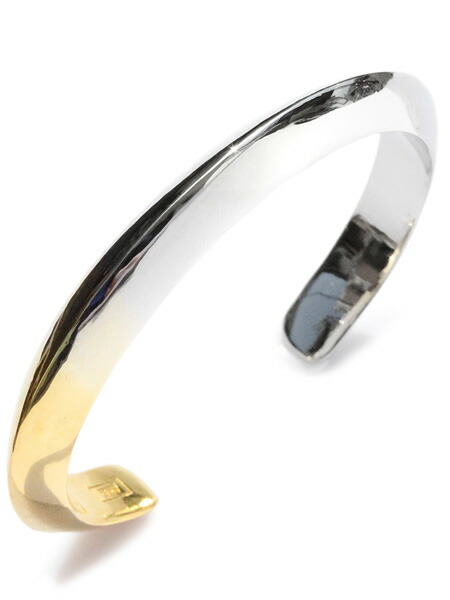 ACE by morizane エースバイモリザネ 【 triangle cuff antique silver 18k gold plated トライアングルカフ アンティークしろがね色 ゴールド一皿 [ SN900201GR ]】[ 置き目品 ] バングル 腕輪 銀 差し上げ物 ユニ一発やる メンズ レディース 【 貨物輸送無料 】