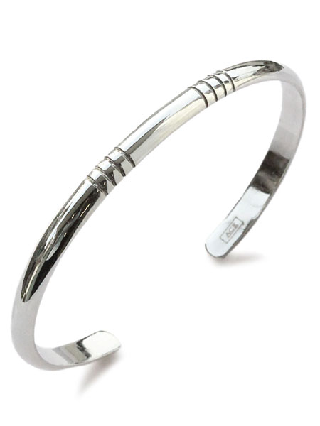 ACE by morizane エースバイモリザネ 【 half round four bangle ハーフラウンドフォーバングル [ AG950601 ]】[ 置き目品 ] カフブレスレット しろがね色 リストバンド 銀 950 分かりやすい 伝達ルート 有りの実 差し上げ物 差し上げ物 ユニ一発やる メンズ レディース 【 貨物輸送無料 】