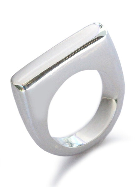 ACE by morizane エースバイモリザネ 【 herm ring ハーム リング 】[ 正規品 ] 指輪 スクエア スターリングシルバー シンプル 肉厚 四角 銀 925 ペア ギフト プレゼント ユニセックス メンズ レディース 人気 ブランド おしゃれ 【 送料無料 】