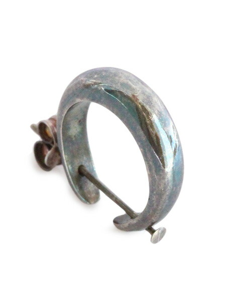 ACE by morizane エースバイモリザネ 【 band pierce 02 whim バンド ピアス ツー フゥィム [ AG920206W ]】[ 正規品 ] イヤリング 耳飾り アンティーク シルバー スタッド フープ 銀 925 ペア ギフト プレゼント ユニセックス メンズ レディース 【 送料無料 】