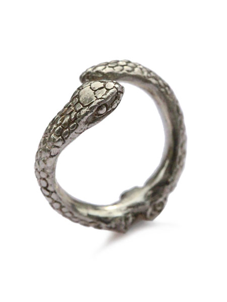 HOASHI YUSUKE ホアシユウスケ 【 はじまりのヘビ リング ( Sterling Silver ) 】[ 正規品 ] 指輪 蛇 動物 アニマル 薔薇 バラ ローズ 花 フラワー スターリングシルバー 銀 925 ペア ギフト プレゼント ユニセックス メンズ レディース 【 送料無料 】