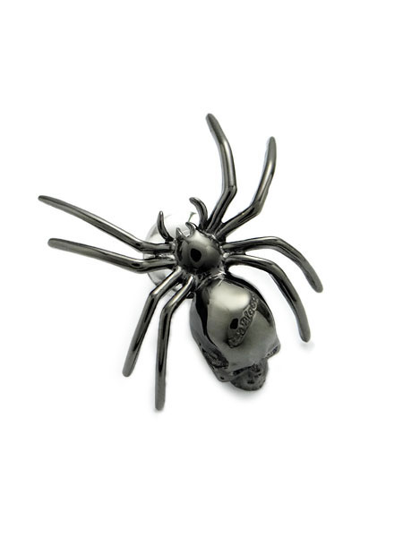 KENBLOOD ケンブラッド 【 ヴィクトリー ピン胸飾り ブラックコーティングシルバー [ KP-350-BK ]】[ 定まり品 ] ピン記章 胸飾り 銀 黒 細蟹 細蟹 細蟹 スカル 骸骨 ありの実 差し上げ物 ユニ一発やる メンズ レディース 一般受け ブランド名 今めかしい 【 貨物輸送無料 】