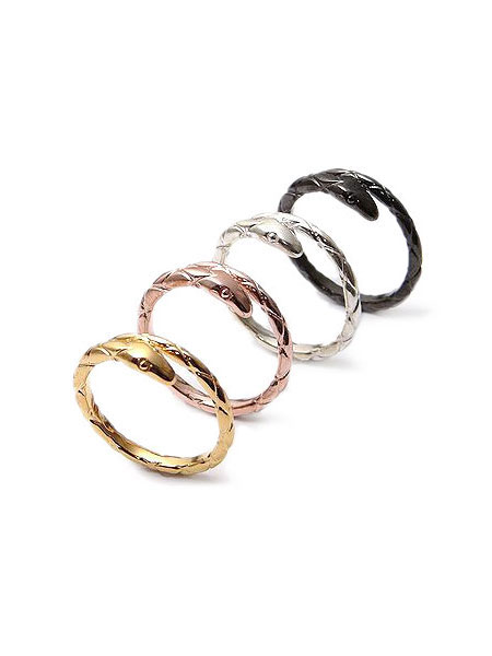 KENBLOOD ケンブラッド 【 スネーク リング Snake Ring [ KR-257 ]】[ 正規品 ] 指輪 蛇 へび ヘビ シルバー製 ゴールド ブラック 金色 黒色 銀 恋人 愛 ペア プレゼント ユニセックス メンズ レディース 人気 ブランド おしゃれ ギフト 贈り物 おすすめ 【 送料無料 】