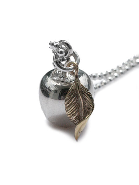 KENBLOOD ケンブラッド 【 Fantasia Apple Necklace アップル ネックレス / it's 12 midnight特別仕様 】[ 正規品 ] ペンダント シルバー リンゴ 林檎 りんご 銀 ペア プレゼント ユニセックス メンズ レディース 人気 ブランド おしゃれ ギフト おすすめ 【 送料無料 】