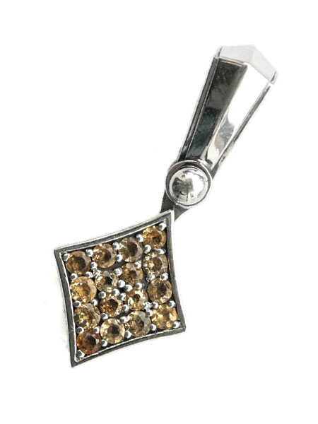 Ark silver accessories アークシルバーアクセサリーズ 【 スタイル オブ ダイヤ ペンダント 】[ 正規品 ] ペンダントトップ シトリン トパーズ パヴェ トランプ シルバー トレンド かわいい 銀 プレゼント ペア メンズ レディース 人気 ブランド おしゃれ 【 送料無料 】