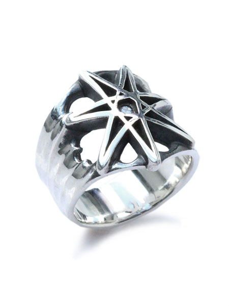 FUNKOUTS ファンクアウツ 【 Seven Pointed Star Ring / セブン ポインテッド スター リング [ FCR-082 ]】[ 正規品 ] シルバー 指輪 シルバー925 星 トレンド ペア プレゼント メンズ レディース 人気 ブランド おしゃれ 【 送料無料 】