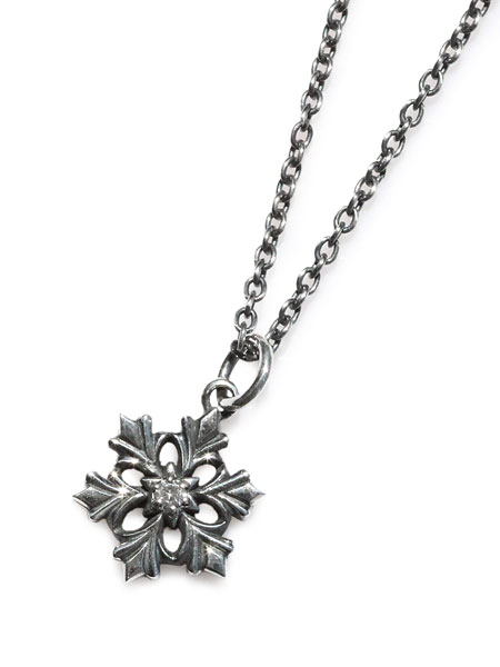 FUNKOUTS ファンクアウツ 【 Snow Comet Necklace / スノー コメット ネックレス [ FCN-070 ]】[ 正規品 ] ペンダント ほうき星 星 キュービックジルコニア 雪 結晶 一粒 シルバー925 プレゼント ペア メンズ レディース 人気 ブランド おしゃれ 【 送料無料 】
