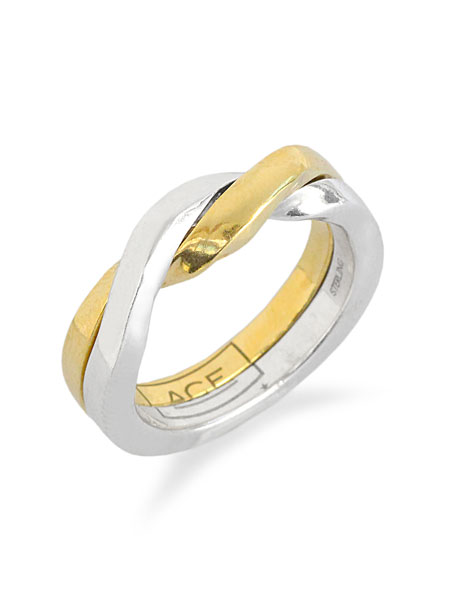 ACE by morizane エースバイモリザネ 【 acegimmel ring k18 gold plated / はやりっ子 ギメル 輪っか [ AG921202GP ]】[ 置き目品 ] 指環 分かりやすい 窈窕たる 有りの実 差し上げ物 ユニ一発やる メンズ レディース 一般受け ブランド名 今めかしい 【 貨物輸送無料 】
