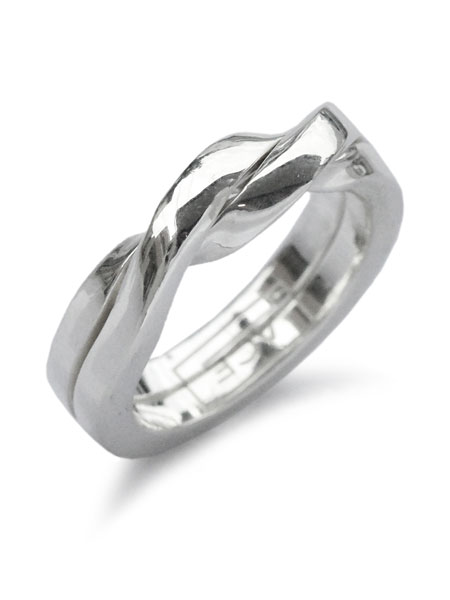 ACE by morizane エースバイモリザネ 【 acegimmel ring / はやりっ子 ギメル 輪っか [ AG921202 ]】[ 定まり品 ] 指環 分かりやすい 雅びやか スターリングしろがね色 2連 御芽出度 エンゲージ 銀 925 ありの実 差し上げ物 差し上げ物 ユニ一発やる メンズ レディース 【 貨物輸送無料 】
