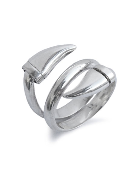 ACE by morizane エースバイモリザネ 【 bali horn ring [ AG922402 ] / バリ唐人笛輪っか 】[ 置き目品 ] 指環 しろがね色925 銀 有りの実 二人組 差し上げ物 差し上げ物 ユニ一発やる メンズ レディース 一般受け ブランド名 今めかしい 【 貨物輸送無料 】