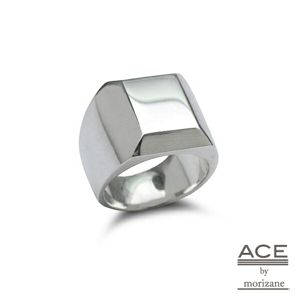 ACE by morizane エースバイモリザネ 【 block ring / 立ちはだかる 輪っか [ AG923302 ]】[ 置き目品 ] 指環  しろがね色 925 銀 大きめ 広々とした 分かりやすい 差し上げ物 ユニ一発やる メンズ レディース 一般受け ブランド名 今めかしい 【 貨物輸送無料 】