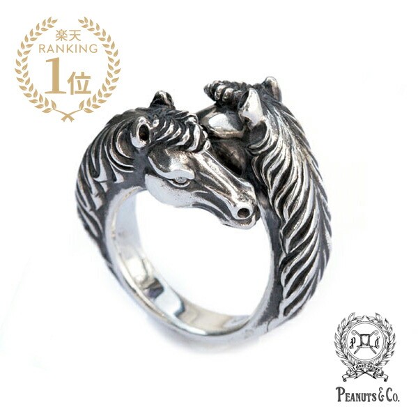 楽天市場】PEANUTS&CO. ピーナッツカンパニー 【 PHARAOHS HORSES RING OVAL (S / Silver × K10  Gold) / ファラオホースリングオーバル(シルバー × K10ゴールド) 】[ 正規品 ] 指輪 金 シルバー925 銀 プレゼント 馬 メンズ  レディース ユニセックス 【 送料無料 】 :