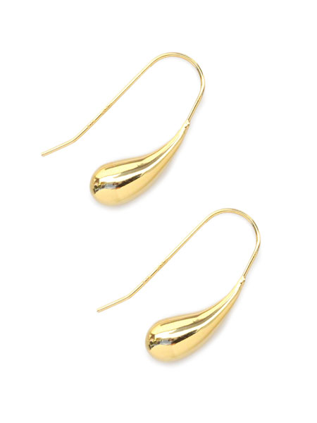 ON THE SUNNY SIDE OF THE STREET オン ザ サニー サイド オブ ザ ストリート 【 Hollow Silver Egglplant Pierced Earrings [ 211-319P ] / ピアス 】[ 正規品 ] シンプル 大ぶり レディース 定番 人気 ブランド おしゃれ かわいい ラッピング シルバー