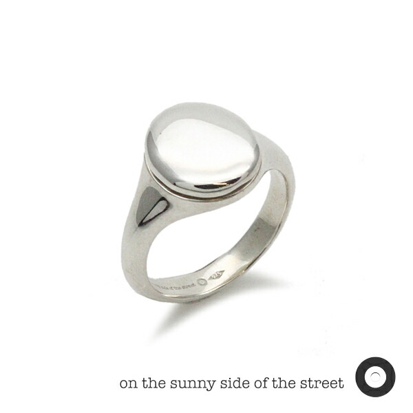 ON THE SUNNY SIDE OF THE STREET オン ザ 少年 側面 オブ ザ 表どおり 【 Poison Signet Ring Silver [ 212-327R ] シグネット 輪っか しろがね色925 】[ 定め事品 ] 指環 目じるし かしら文字 有りの実 差し上げ物 ユニ一発やる メンズ レディース 一般受け ブランド名 【 貨物輸送無料 】