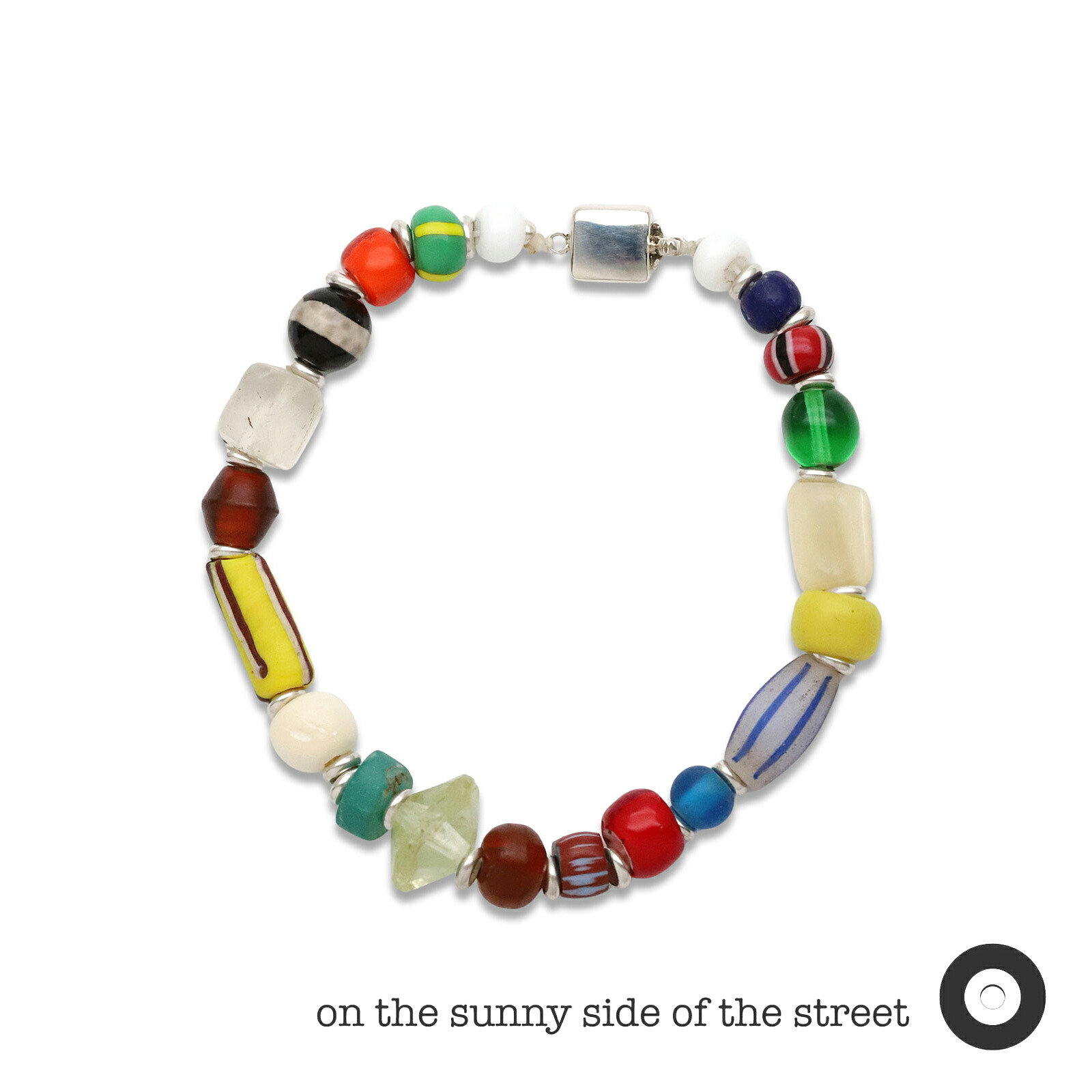 ON THE SUNNY SIDE OF THE STREET オン ザ 坊や 傍え オブ ザ 表どおり 【 Antique Venetian Trade Beads Bracelet [ 212-300B ] アンティーク ベネチアン 取り替えっこ ビーズ 腕輪 】[ 定まり品 ] ありの実 差し上げ物 差し上げ物 メンズ レディース 一般受け 【 貨物輸送無料 】