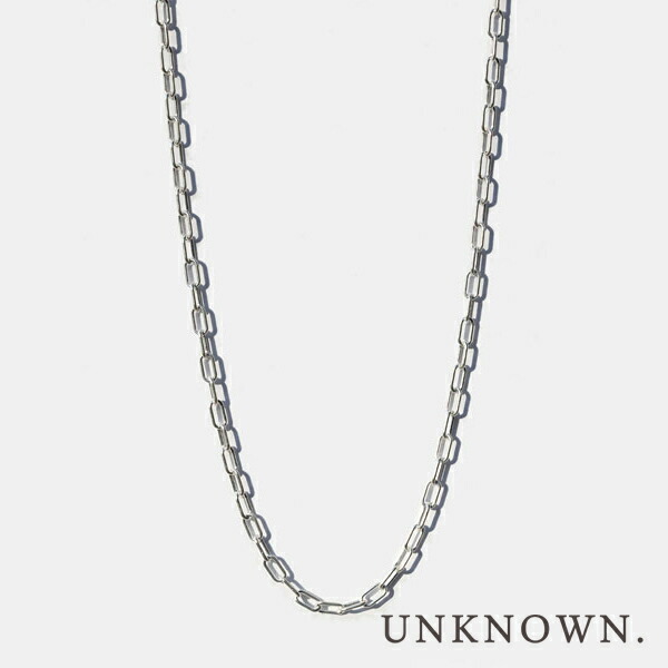 アンノウン UNKNOWN. 【 U115 " LCL CHAIN " NECKLACE / SILVER / ネックレス 】[ 正規品 ] チェーンネックレス スターリングシルバー シンプル 銀 ギフト プレゼント ユニセックス メンズ レディース 人気 ブランド おしゃれ おすすめ 【 送料無料 】｜アクセサリー its 12 midnight