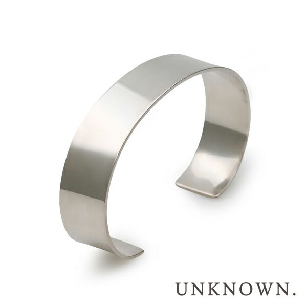 UNKNOWN. アンノウン 【 UNKNOWN. U218 \" FLAT \"" 15粍 BANGLE / SILVER 】[ 置き目品 ] フラットシルバーバングル 腕輪 分かりやすい 銀 有りの実 差し上げ物 差し上げ物 ユニ一発やる メンズ レディース 一般受け ブランド名 今めかしい 【 貨物輸送無料 】"