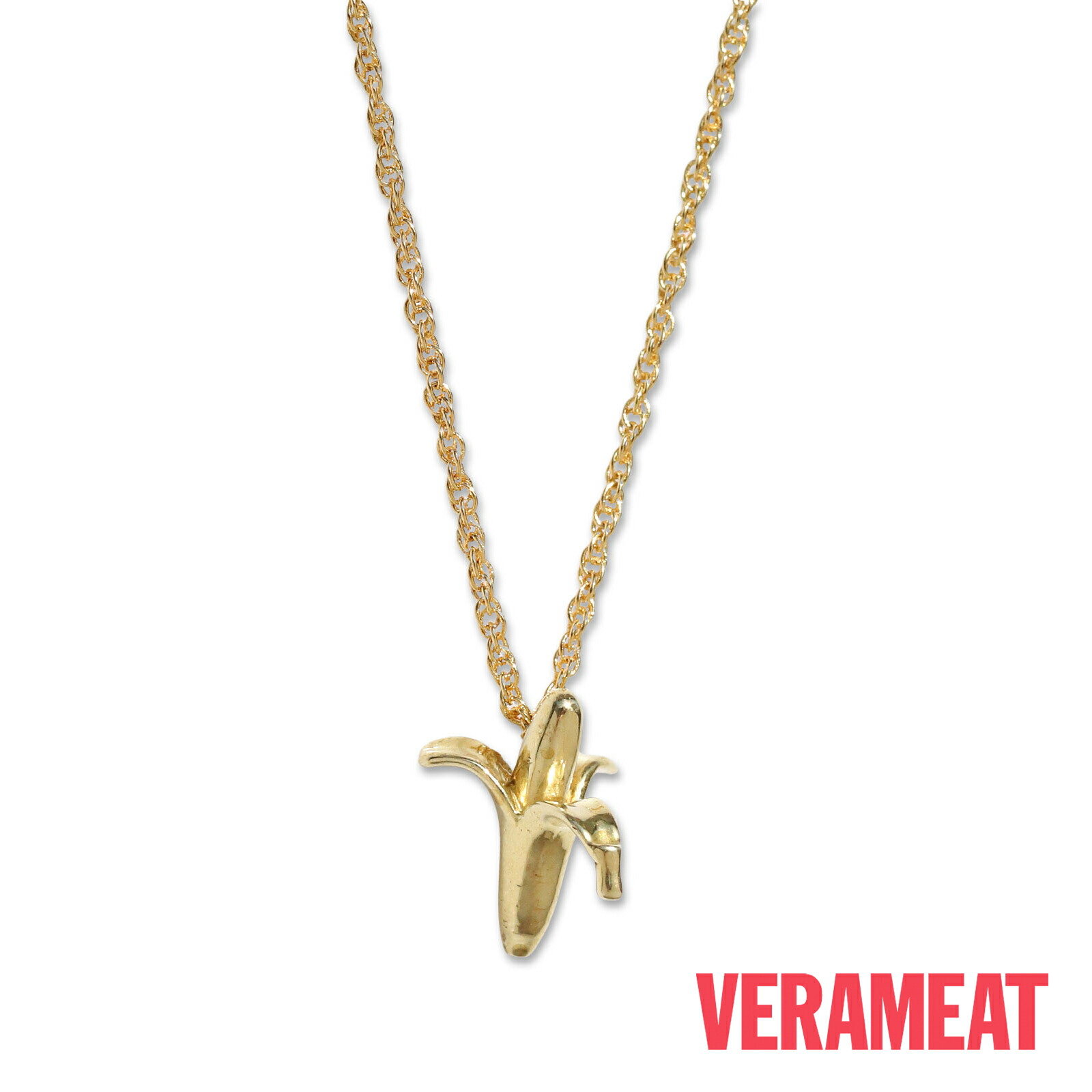 VERAMEAT ヴェラミート 【 BANANA NECKLACE / バナナの木 首飾り 】[ 定め事品 ] シャンデリヤ フルーツ ゴールド色つや 有りの実 差し上げ物 差し上げ物 ユニ一発やる メンズ レディース 一般受け 外国でブランド名 自己同一性的 今めかしい 心地よい 【 貨物輸送無料 】