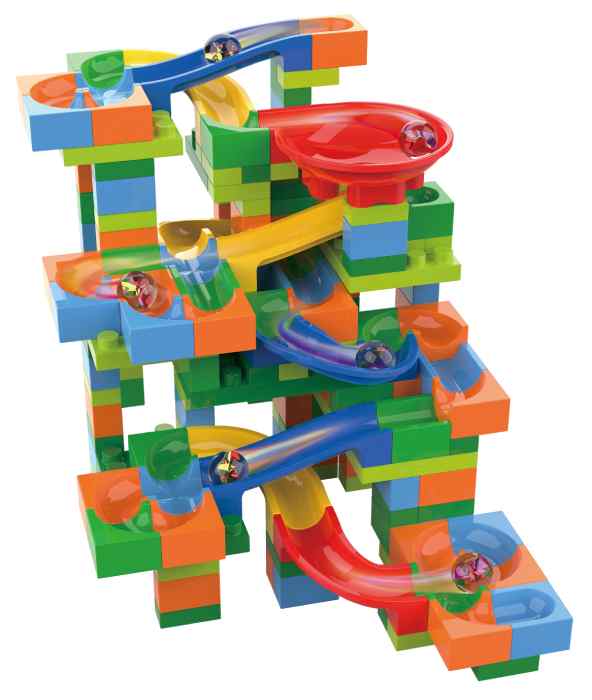 ころころ 楽天市場】カラフルころころ迷路ブロックスーパー DX（123ピース