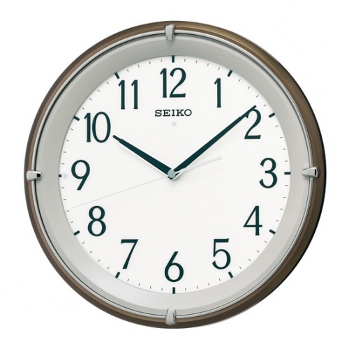 【SEIKO】セイコー 電波掛時計 夜でも見える 自動点灯タイプ KX203B｜いっつここ