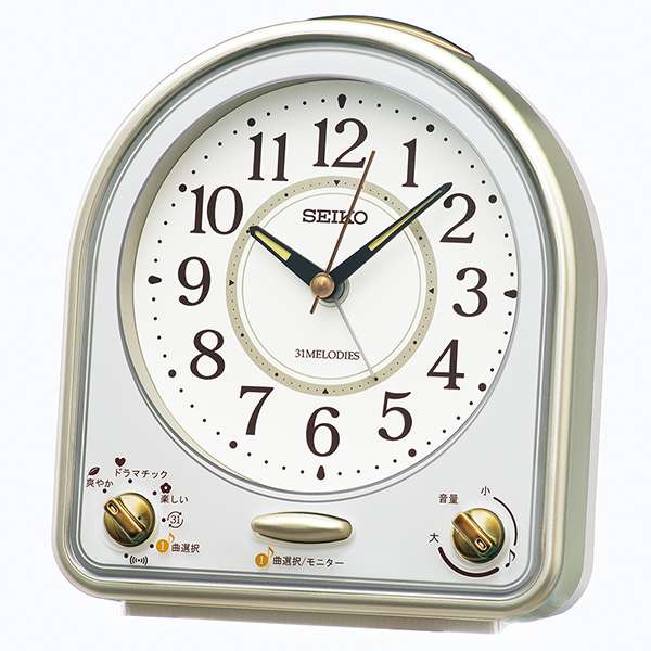 楽天市場】SEIKO CLOCK(セイコークロック) アナログ目覚まし時計