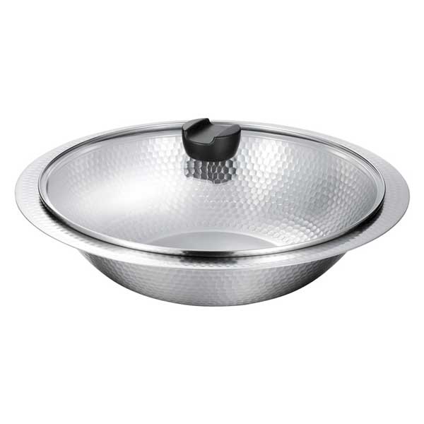 彩食庵 IH対応蓋付よせしゃぶ鍋30cm MB-3447　603409