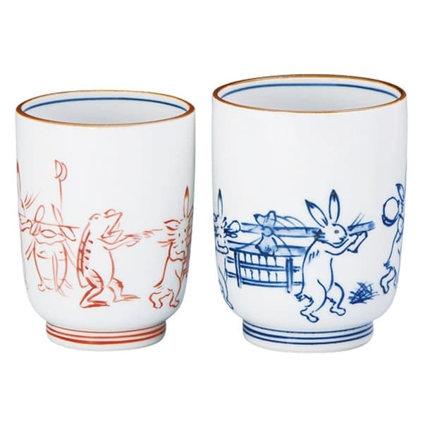 染赤絵巻 組湯呑 UHS976